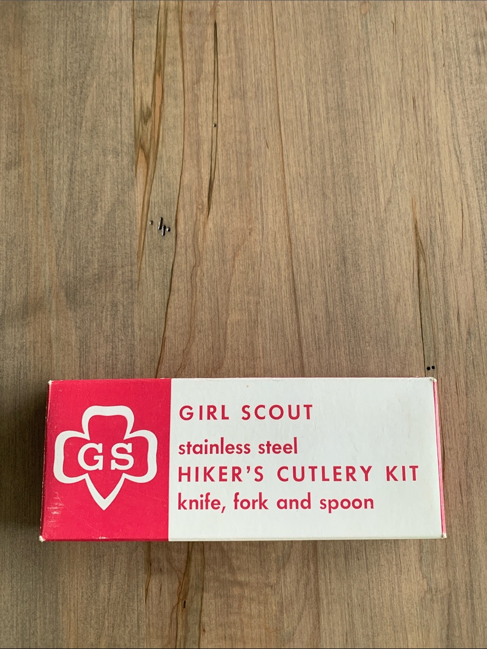 Vintage GS Red Utensil Set